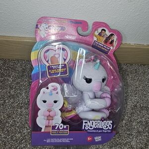 Baby Unicorn Interactive Toy - White and Pink